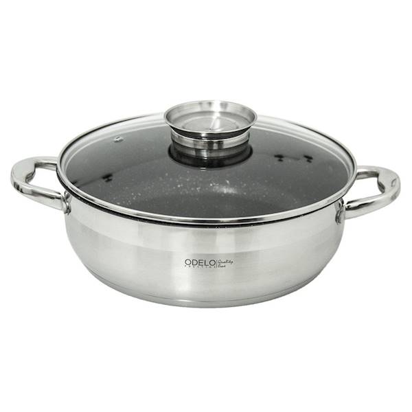 Patelnia VELIO stalowa z powłoką Greblon 28cm OD1671 ODELO