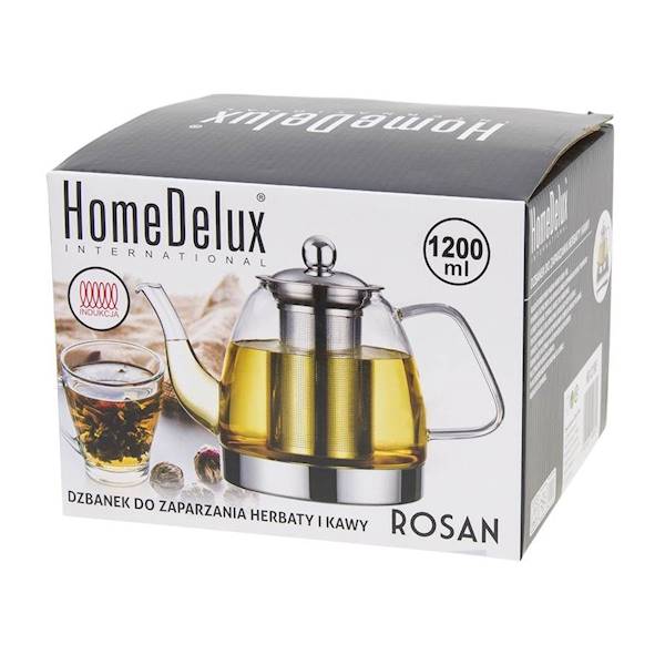 Dzbanek z zaparzaczem ROSAN Indukcja 1200ml HD12195 HomeDelux