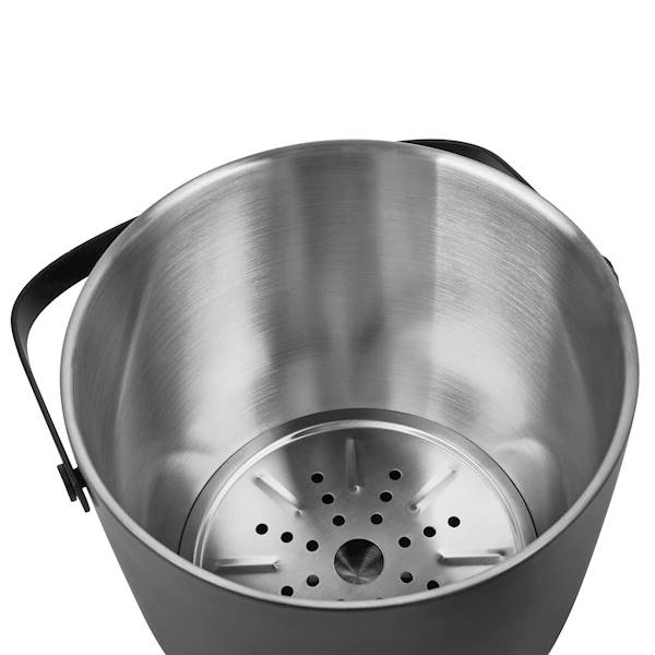 Wiaderko do lodu ze szczypcami ORIS BLACK 2,8L czarny mat KonigHOFFER