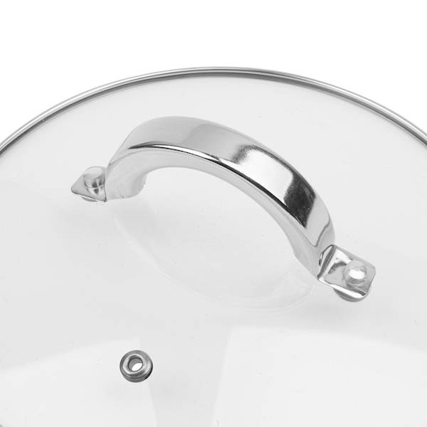 Garnek ROGER rondel + szklana pokrywa 14x8,5cm 1,2L Tadar