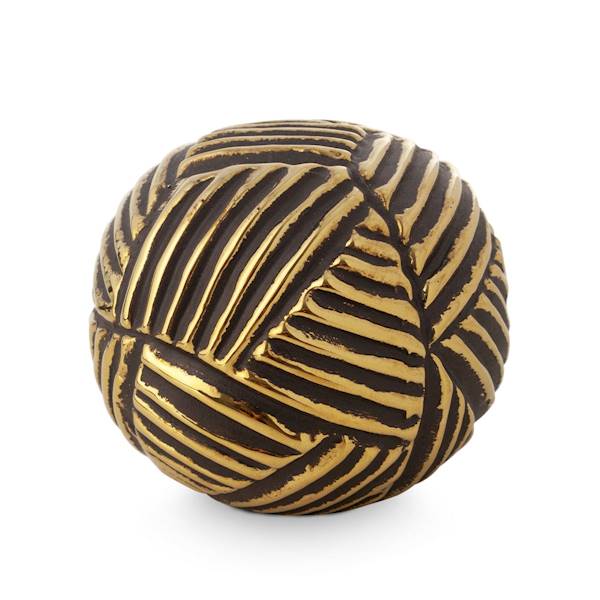 EU.KULKA EMMI/KUL/01 9X9CM 101414 CZARNA+ZŁOTA