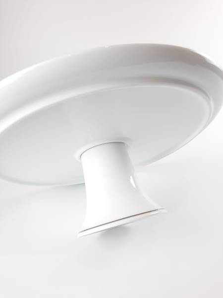 TORTOWNICA PATERA z platynową obwódką 31 x 10,5 cm BOGUCICE