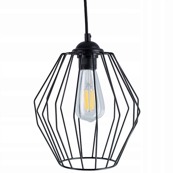 SMART LAMPA WISZ.DIAMENT LOFT RETRO 6057-3 CZARNA