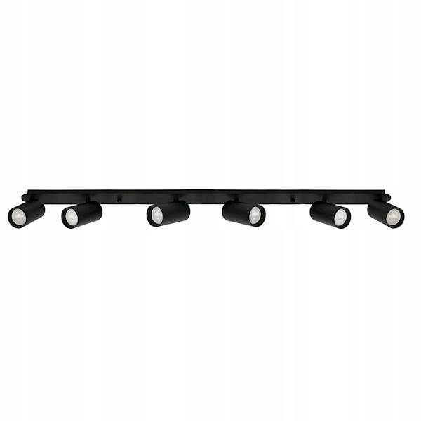 SMART LAMPA SPOT 6XGU10 LISTWA SM-125B 1632 CZARNA