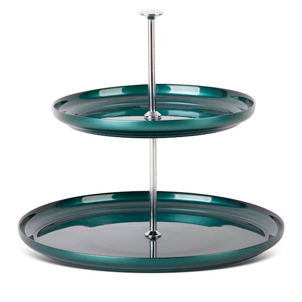 Patera ELENA/PAT/01 28x24cm turkusowa 404912  EUROFIRANY