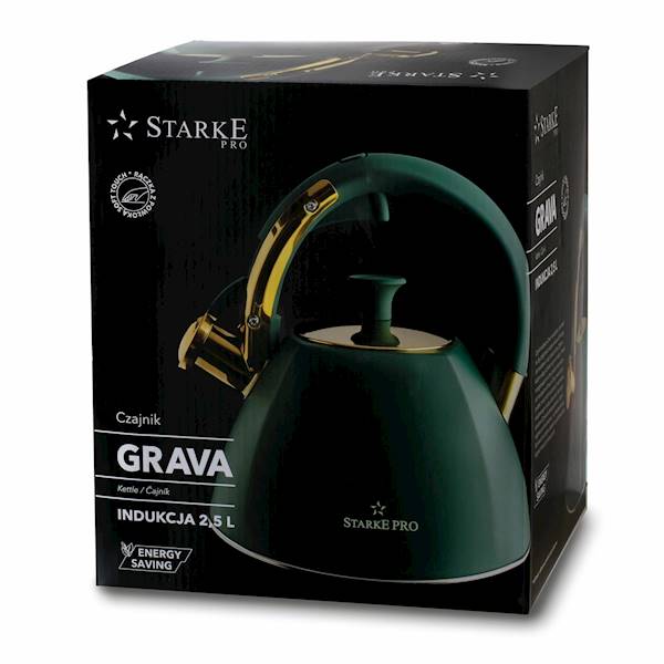 TA.STARKE GRAVA GREEN CZAJNIK 2,5L INDUKCJA