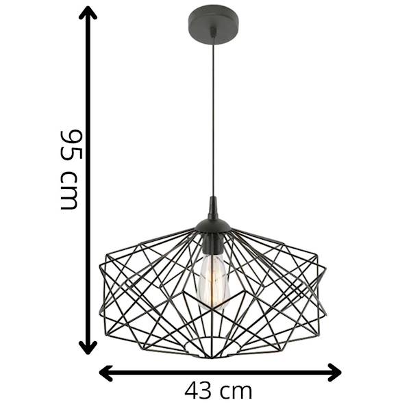 LAM.843/1 LAMPA WISZĄCA AZALIA