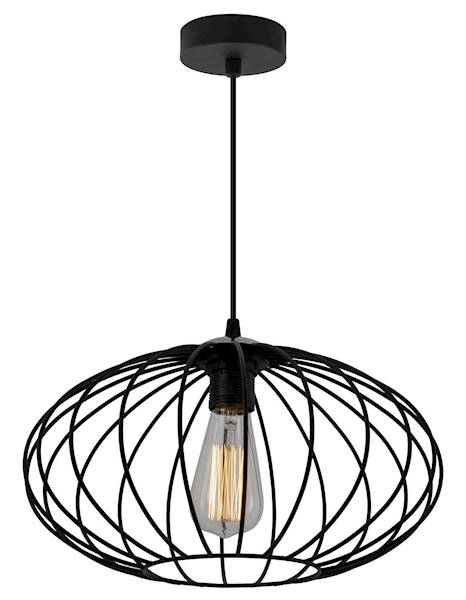 LAM.LPX0062/1 LAMPA WISZĄCA DRUCIAK CZARNY