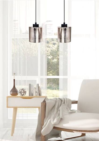 CAN 32-53879 COX ZWIS 2x60W E27 PASKI CHROM