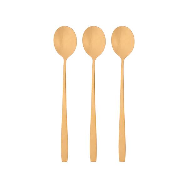 NOBLE PURE GOLD 3 łyżeczki koktajlowe na blistrze 0104013188 ALTOM