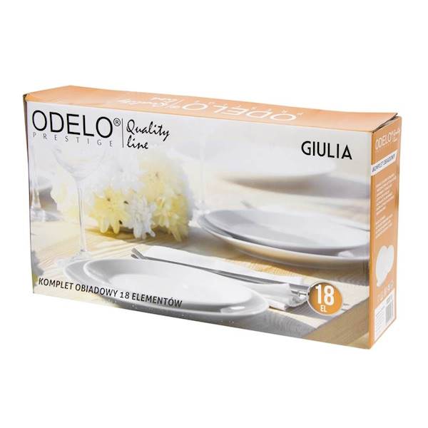 Komplet obiadowy 18-elementowy Giulia OD2010 ODELO