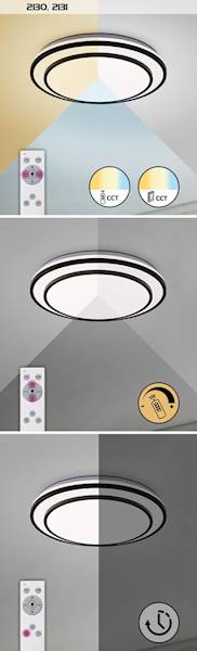 Plafon LED LUPITA 49cm 40W + pilot 2130 Rabalux