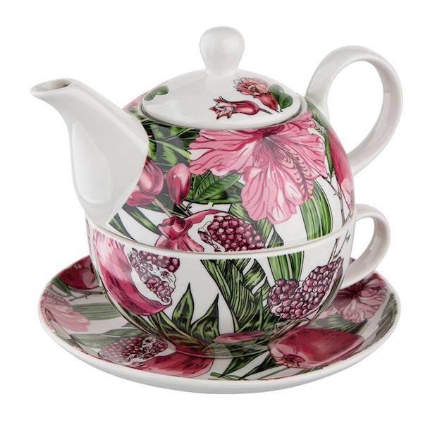 HIBISKUS zestaw do herbaty TEA FOR ONE w opasce PVC 01010052349 ALTOM