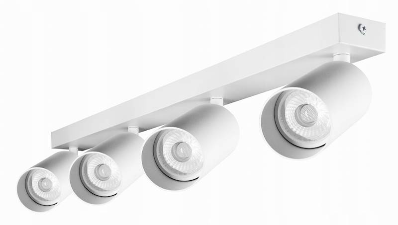 SMART LAMPA SPOT 4XGU10 LISTWA SM-124W 1664 BIAŁA