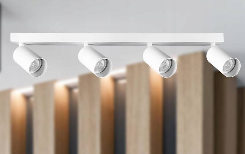 SMART LAMPA SPOT 4XGU10 LISTWA SM-124W 1664 BIAŁA