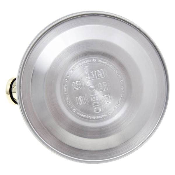 DE.CZAJNIK STAL.+GWIZDEK 3,0L OD2090 CZARNO/ZŁOTY