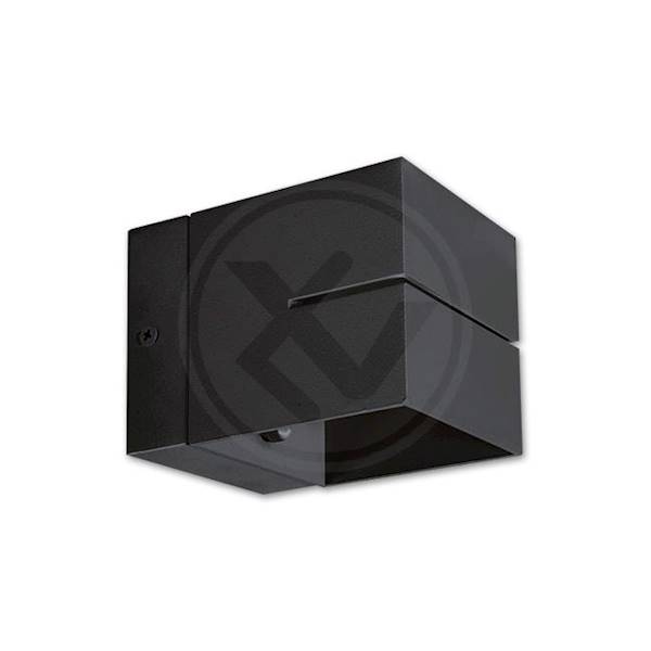 LVT 0998 KINKIET KOSTKA COSTA WEWN. 1xG9 CZARNY