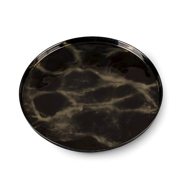 Patera ADA/PAT/03 33x2cm czarna+złoto 404834  EUROFIRANY