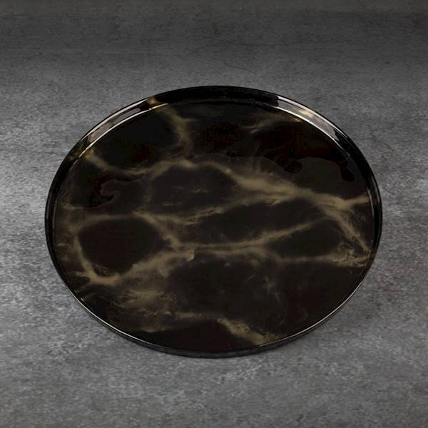 Patera ADA/PAT/03 33x2cm czarna+złoto 404834  EUROFIRANY