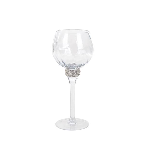 Świecznik ELLA/ŚWI/01 12RDx30cm przezroczysty 380085  EUROFIRANY