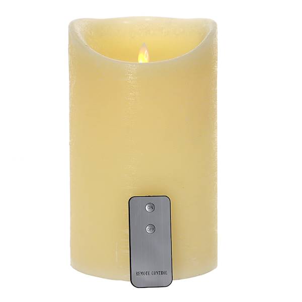 MESSA MSL030RUSTIC ŚWIECA WOSKOWA LED FI15cm x33cm