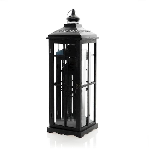 MESSA MSL3204BLACK LATARNIA ŚREDNIA DR/MET 77,5x24