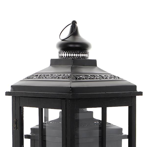 MESSA MSL3204BLACK LATARNIA ŚREDNIA DR/MET 77,5x24