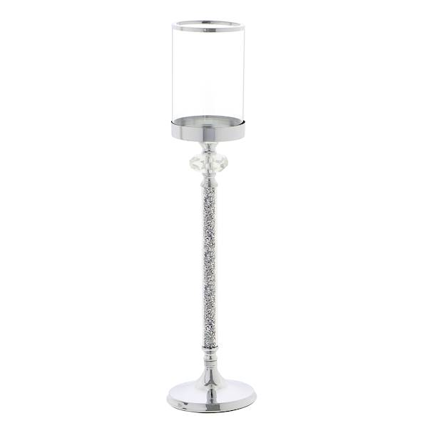 MESSA MSK239 ŚWIECZNIK MET.+SZKŁO FI13cm H=54cm