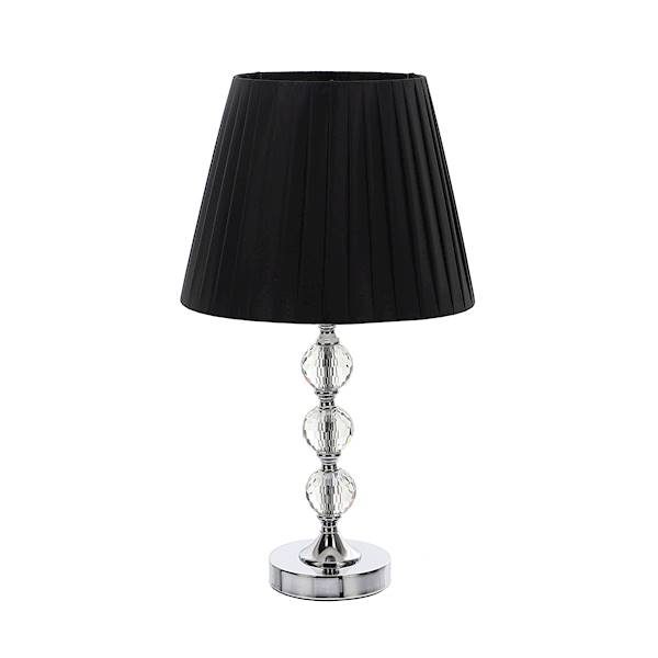 MESSA MSK62 BLACK LAMPA STO+ABAŻUR FI28cm H=50,5cm