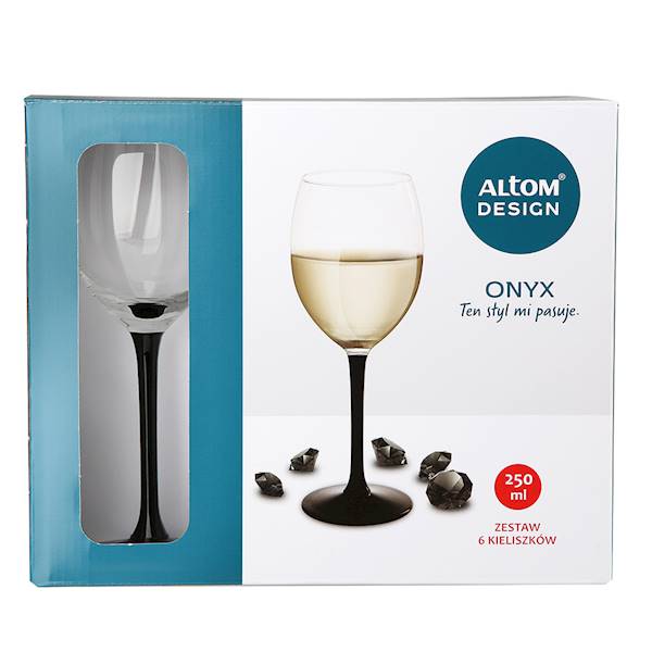 ONYX komplet 6 kieliszków do białego wina 250ml 0103006263 ALTOM