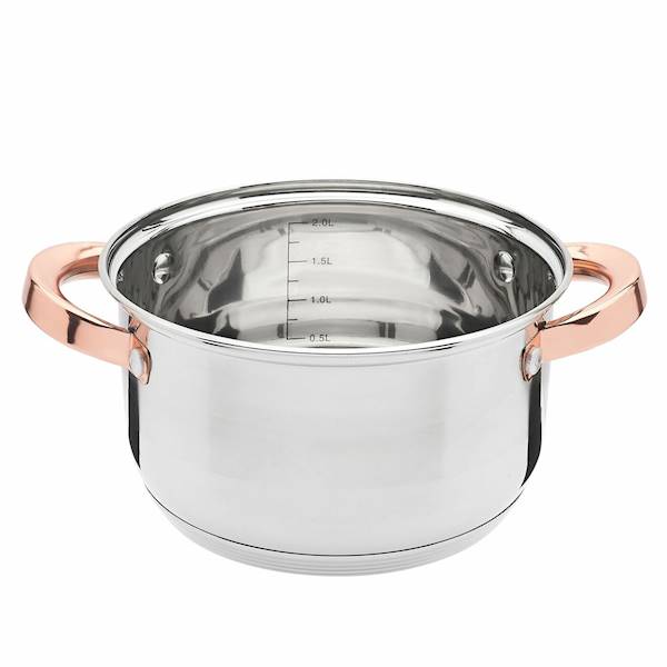 Garnek CLANK + szklana pokrywa 18cm 2,4L Tadar