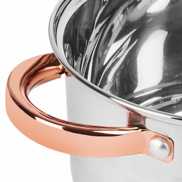 Garnek CLANK + szklana pokrywa 20cm 3,5L Tadar