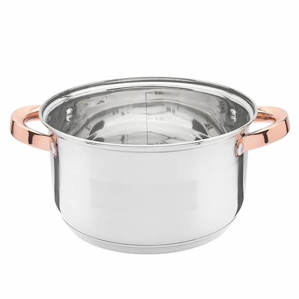 Garnek CLANK + szklana pokrywa 20cm 3,5L Tadar