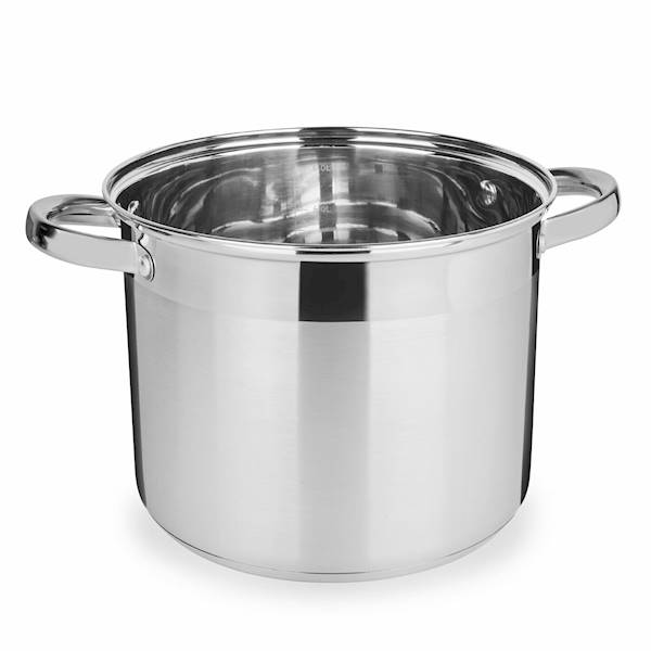 Garnek PROSTY + szklana pokrywa 26cm 10L Tadar