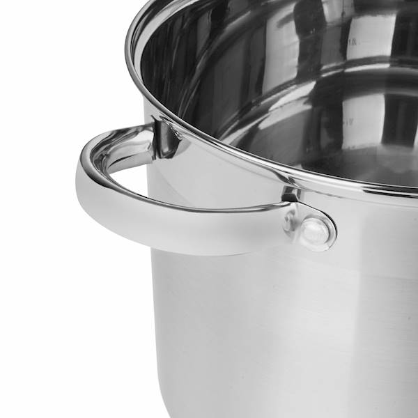 Garnek PROSTY + szklana pokrywa 26cm 10L Tadar