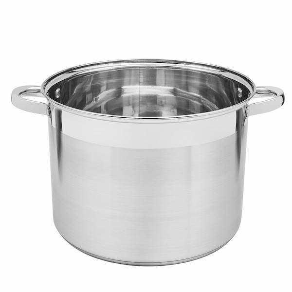 Garnek PROSTY + szklana pokrywa 28cm 12L Tadar