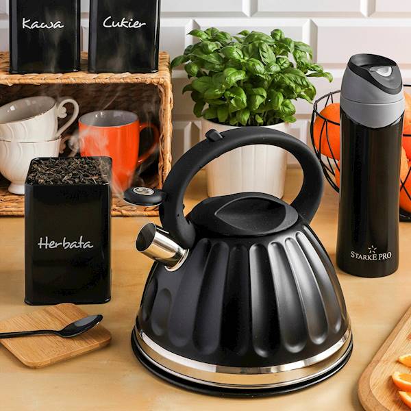 Czajnik IZARO czarny mat indukcja 3L KonigHOFFER