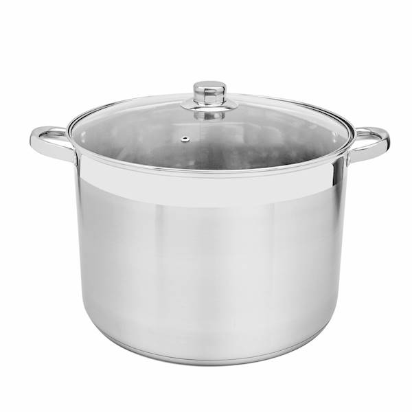 Garnek PROSTY + szklana pokrywa 32cm 17L Tadar