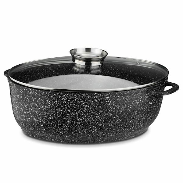 Brytfanna na indukcję z powłoką granitową Granite Stone 8L owalna KonigHOFFER