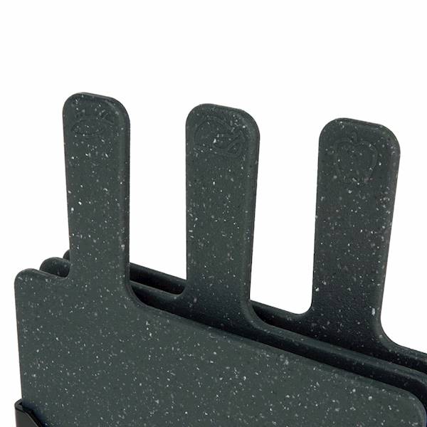 Zestaw 3 desek Cortar do krojenia ze stojakiem 23,5x19,5cm KonigHOFFER