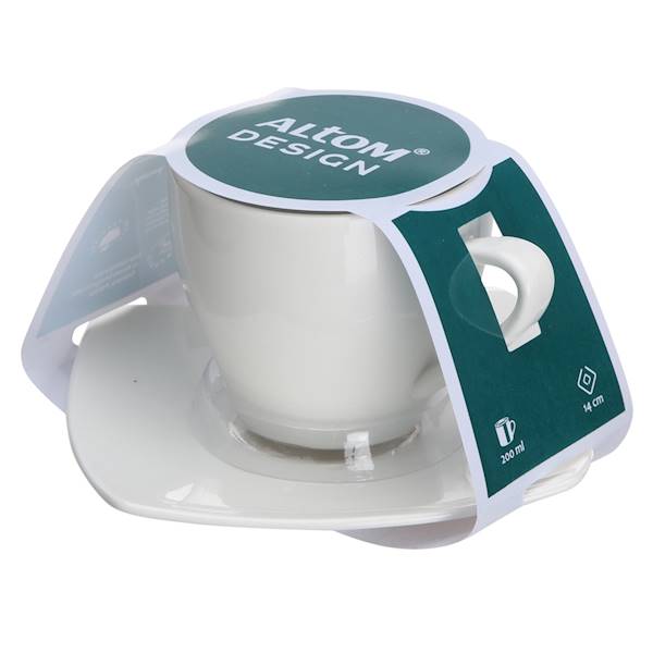 REGULAR filiżanka ze spodkiem kremowa 200ml/14cm 0101004688 ALTOM