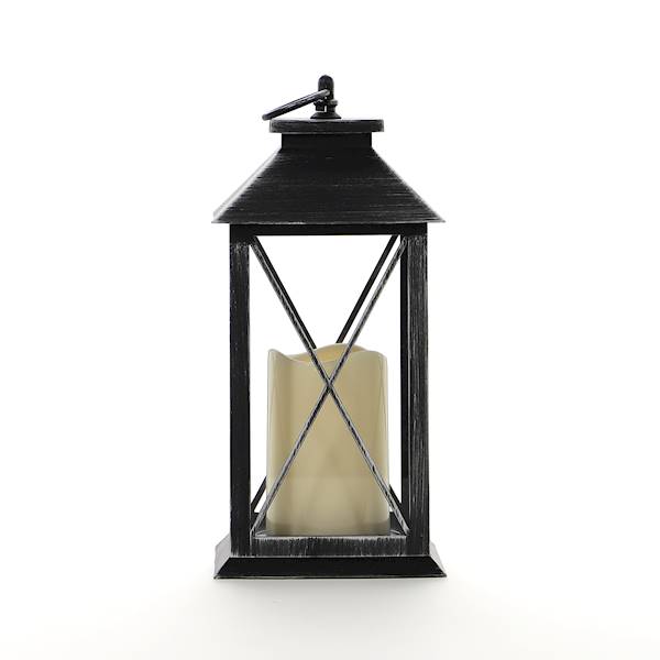 MESSA MSL053BL-S LATARNIA PLASTIK.LED CZAR+SREBRNA