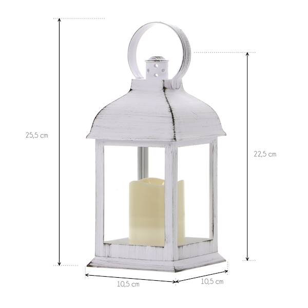 MESSA MSL050AW LATARNIA PLASTIK.LED BIAŁA