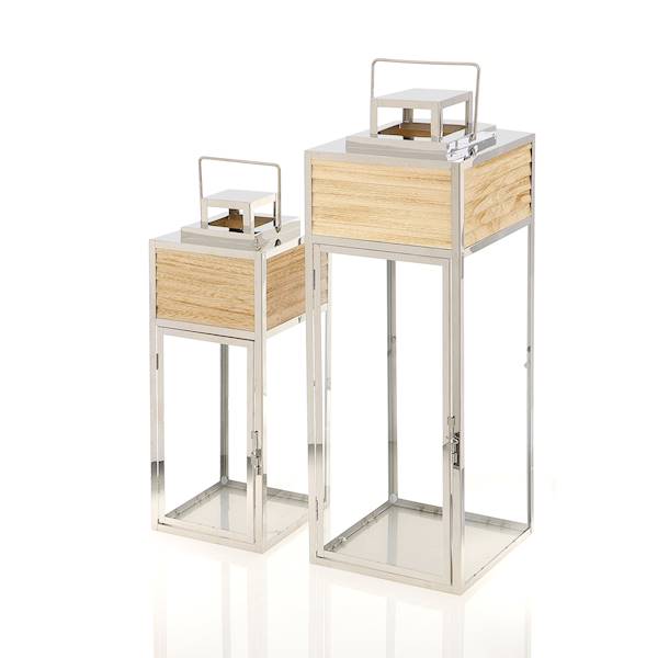 MESSA MSL2038GOLD LATARNIA MAŁA S 20x20x51cm ZŁOTA