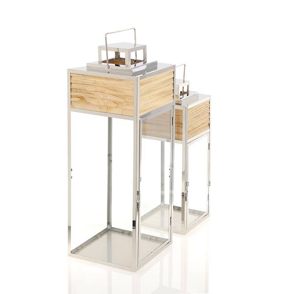 MESSA MSL2038GOLD LATARNIA MAŁA S 20x20x51cm ZŁOTA