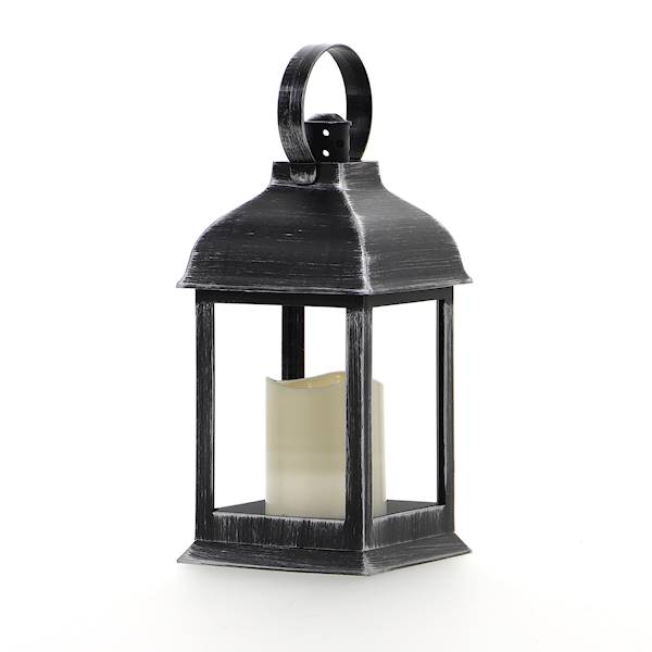 MESSA MSL050ABL-S LATARNIA PLASTIK.LED CZAR+SREBRO