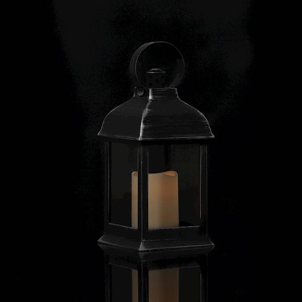 MESSA MSL050ABL-S LATARNIA PLASTIK.LED CZAR+SREBRO
