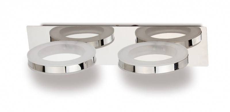 KR.OP.OŚ.RONDO KR182-2L KINKIET 2xLED 8W CHROM 