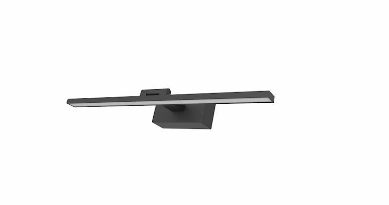 KR.OP.OŚ.VERO GALERIA LED 12W 4000K 45cm CZARNA