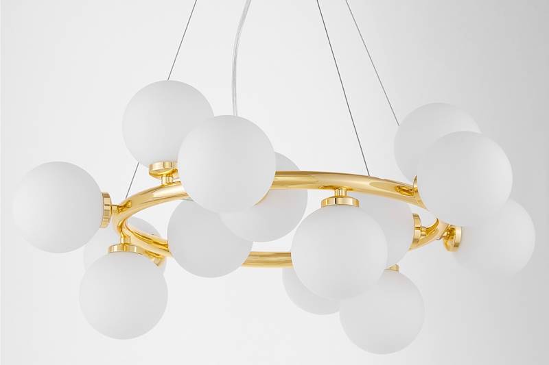 Lampa wisząca MARSIADA 6033-15 W15 złota 15xG9 LUMINA DECO